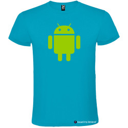 T-SHIRT PERSONALIZZATA ROBOT ANDROID COLORE TUCHESE