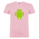T-SHIRT PERSONALIZZATA ROBOT ANDROID COLORE ROSA