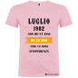 T-shirt Personalizzata per Compleanno con Anni d'Esperienza