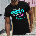 T-SHIRT PERSONALIZZATA 18 ANNI DI ESPERIENZA