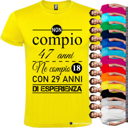 T-shirt personalizzata anni esperienza Italian Style Diffusion®