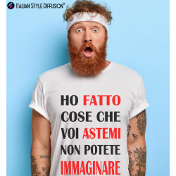 T-shirt personalizzata astemi Italian Style Diffusion®