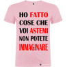 T-shirt personalizzata astemi Italian Style Diffusion® colore rosa