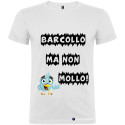 T-SHIRT PERSONALIZZATA BARCOLLO MA NON MOLLO COLORE BIANCO