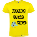T-SHIRT PERSONALIZZATA BARCOLLO MA NON MOLLO COLORE GIALLO