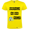 T-SHIRT PERSONALIZZATA BARCOLLO MA NON MOLLO COLORE GIALLO