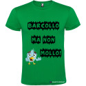 T-SHIRT PERSONALIZZATA BARCOLLO MA NON MOLLO COLORE VERDE