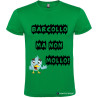 T-SHIRT PERSONALIZZATA BARCOLLO MA NON MOLLO COLORE VERDE