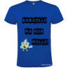 T-SHIRT PERSONALIZZATA BARCOLLO MA NON MOLLO COLORE BLU ROYAL