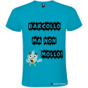 T-SHIRT PERSONALIZZATA BARCOLLO MA NON MOLLO COLORE TURCHESE