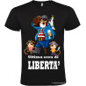 T-shirt personalizzata ultima sera di libertà per addio al celibato sposo pirata nero