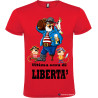 T-shirt personalizzata ultima sera di libertà per addio al celibato sposo pirata rosso