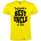 T-shirt Personalizzata World's Best Uncle Zio Migliore del Mondo