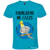T-SHIRT PERSONALIZZATA BUONGIORNO UN CAZZO COLORE TURCHESE