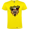 T-SHIRT PERSONALIZZATA TIGER TIGRE CALIFORNIA SKATE COLORE GIALLO