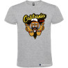 T-SHIRT PERSONALIZZATA TIGER TIGRE CALIFORNIA SKATE COLORE GRIGIO