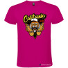 T-SHIRT PERSONALIZZATA TIGER TIGRE CALIFORNIA SKATE COLORE ROSA FUCSIA