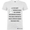 T-SHIRT PERSONALIZZATA ESPRESSIONE DEL CANE QUANDO MANGIO COLORE BIANCO
