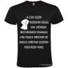 T-SHIRT PERSONALIZZATA ESPRESSIONE DEL CANE QUANDO MANGIO COLORE NERO