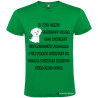 T-SHIRT PERSONALIZZATA ESPRESSIONE DEL CANE QUANDO MANGIO COLORE VERDE