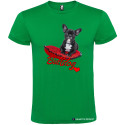 T-SHIRT PERSONALIZZATA BULLDOG FRANCESE COLORE VERDE