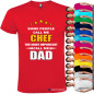 T-shirt Personalizzata Chef Dad Cuoco Papà