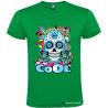 T-SHIRT TESCHIO COOL UOMO STAMPA PERSONALIZZATA COLORE VERDE