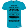 T-SHIRT CON FRASE LE DONNE BUONE ESISTONO ANCORA COLORE TURCHESE