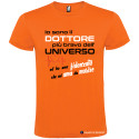 T-SHIRT PERSONALIZZATA IL DOTTORE PIU' BRAVO COLORE ARANCIO