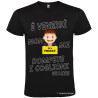 T-shirt personalizzata venerdi non rompete i coglioni Italian Style Diffusion® colore nero