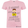 T-shirt personalizzata venerdi non rompete i coglioni Italian Style Diffusion® colore rosa