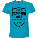 T-SHIRT PERSONALIZZATA EDIZIONE LIMITATA COLORE TURCHESE