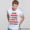 T-SHIRT PERSONALIZZATA ESSERE PADRE E UN ONORE