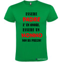 T-SHIRT PERSONALIZZATA ESSERE PADRE E UN ONORE COLORE VERDE