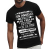 T-SHIRT PERSONALIZZATA FRASI SIMPATICHE UN ANGELO MIA FIGLIA PADRE