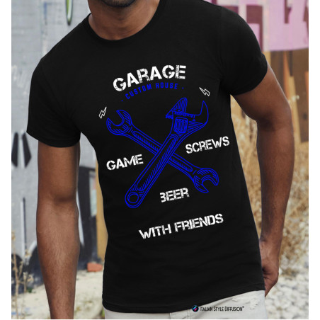 T-shirt personalizzata garage custom house Italian Style Diffusion ®