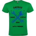 T-shirt personalizzata garage custom house Italian Style Diffusion ® colore verde