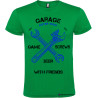 T-shirt personalizzata garage custom house Italian Style Diffusion ® colore verde