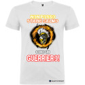 T-SHIRT GUERRIERO SPARTANO UOMO STAMPA PERSONALIZZATA COLORE BIANCO