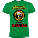 T-SHIRT GUERRIERO SPARTANO UOMO STAMPA PERSONALIZZATA COLORE VERDE