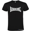 T-SHIRT PERSONALIZZATA MUSICA HARDCORE DISCOTECA COLORE NERO