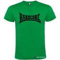 T-SHIRT PERSONALIZZATA MUSICA HARDCORE DISCOTECA COLORE VERDE