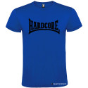T-SHIRT PERSONALIZZATA MUSICA HARDCORE DISCOTECA COLORE BLU ROYAL