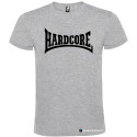 T-SHIRT PERSONALIZZATA MUSICA HARDCORE DISCOTECA COLORE GRIGIO