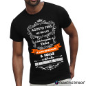 T-SHIRT PERSONALIZZATA HO 3 LATI TRANQUILLO DOLCE E UNO NASCOSTO