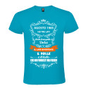 T-SHIRT PERSONALIZZATA HO 3 LATI TRANQUILLO DOLCE E UNO NASCOSTO COLORE TURCHESE