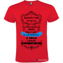 T-SHIRT PERSONALIZZATA HO 3 LATI TRANQUILLO DOLCE E UNO NASCOSTO COLORE ROSSO