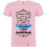 T-SHIRT PERSONALIZZATA HO 3 LATI TRANQUILLO DOLCE E UNO NASCOSTO COLORE ROSA