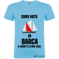 T-shirt Personalizzata Nato in Barca il Mare È la Mia Casa