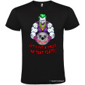 T-SHIRT PERSONALIZZATA JOKER PURO COTONE COLORE NERO